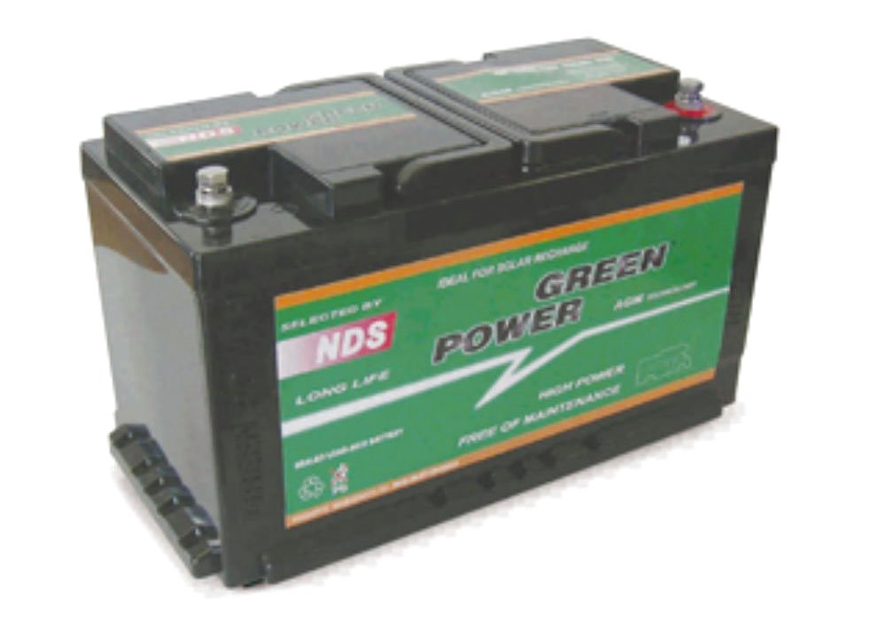 Batterie Green Power NDS 100Ah Basse AGM 12V Camping-Car GP100B