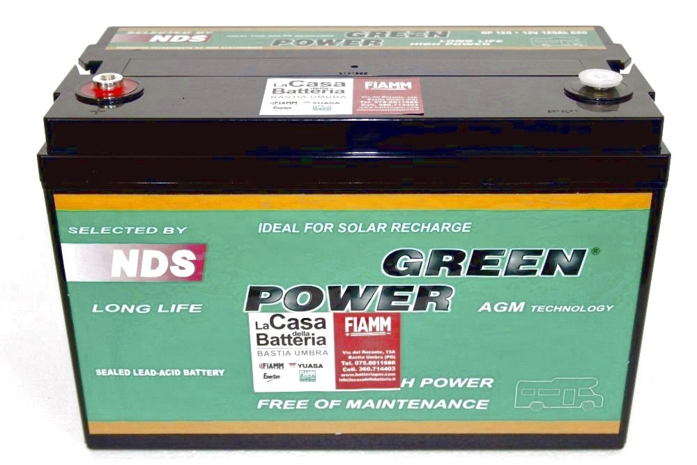 La batteria dei servizi per camper green power la batteria che riesce a